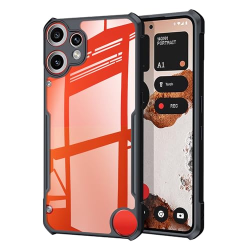 Ltezixal Schutzhülle kompatibel mit Nothing CMF Phone 2 Pro, [sturzsicher] [schweißfest] [Fingerabdrucksicher] Stoßfeste Schutzhülle, passt für Nothing CMF Phone 2 Pro, Schwarz von Ltezixal