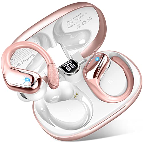Ltinist Bluetooth 5.3 Kopfhörer Sport, Kopfhörer Kabellos Bluetooth,perlglanz-Gold von Ltinist