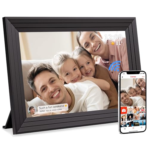 Elektronischer Digitaler Bilderrahmen WLAN Frameo - 10,1 Zoll 32GB WiFi Digitale Photo Frame 1280x800 HD IPS Touchscreen Speicher Automatische Rotation Teilen Sie Fotos und Videos Sofort Luakug Elektronischer Digitaler Bilderrahmen WLAN Frameo - 10,1 Zoll 32GB WiFi Digitale Photo Frame 1280x800 HD IPS Touchscreen Speicher Automatische Rotation Teilen Sie Fotos und Videos Sofort Luakug von Luakug