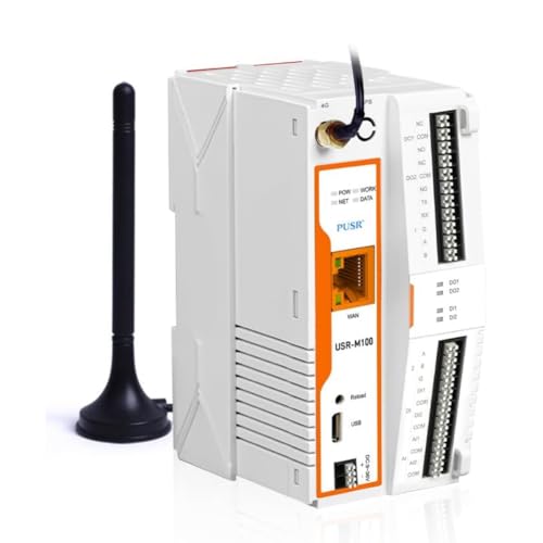 Lubeby Smart Industrial Remote IoT Gateway 4G LTE Cat4 Cellular Ethernet Network IO Extender USR-M100-EAU/HMGL Lubeby Smart Industrial Remote IoT Gateway 4G LTE Cat4 Cellular Ethernet Network IO Extender USR-M100-EAU/HMGL von Lubeby Smart