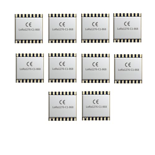 Lubeby Smart LoRa sx1276 Netzwerk-Transceiver, 868 MHz, kompatibel mit RFM95W LoRa RF Chip-Modul LoRa1276-C1 (868 MHz x 10 Stück) von Lubeby Smart