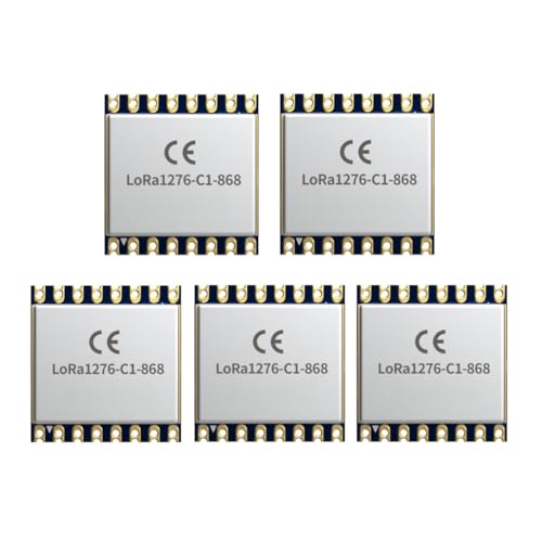 Lubeby Smart LoRa sx1276 Netzwerk-Transceiver, 868 MHz, kompatibel mit RFM95W LoRa RF Chip-Modul LoRa1276-C1 (868 MHz x 5 Stück) von Lubeby Smart