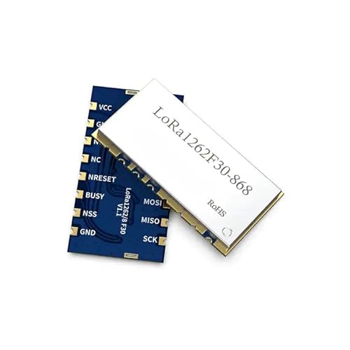 Lubeby Smart Lora1262F30 SX1262 33dBm TCXO Hohe Empfindlichkeit Niedrigstrom SPI-Schnittstelle Lange Reichweite 10 km Lora-Modul 868 MHz x 2 Stück von Lubeby Smart