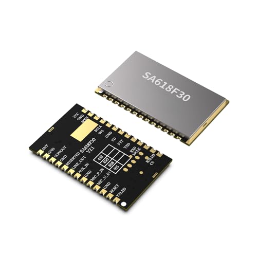 Lubeby Smart SA618F30 High-Power Langstrecken-8-Kanal-Vollduplex-Datenübertragung, digitales Audio-Modul, 433 MHz, 2 Stück von Lubeby Smart