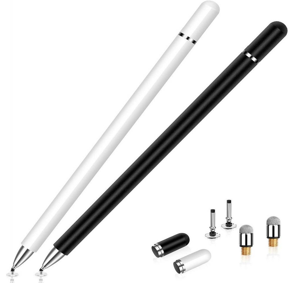 Lubgitsr Eingabestift Stift, Pencil für Apple iPad Hochpräzise, Magnetisches Pen Kompatibel (2-St) Auswechselbare Spitzen von Lubgitsr
