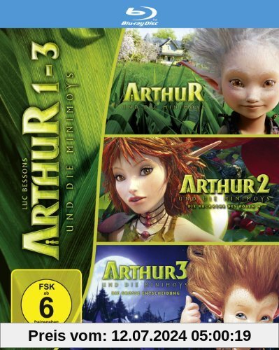 Arthur und die Minimoys 1-3 [Blu-ray] von Luc Besson