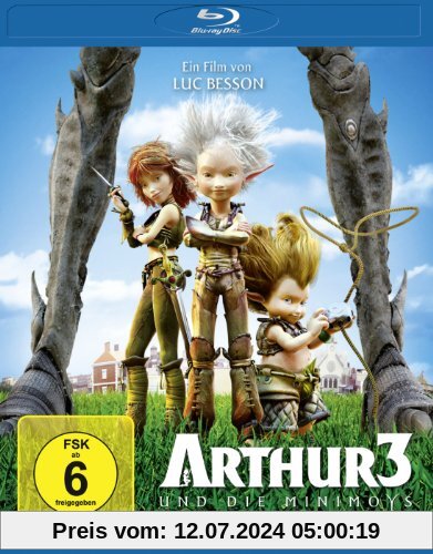 Arthur und die Minimoys 3 - Die große Entscheidung [Blu-ray] von Luc Besson