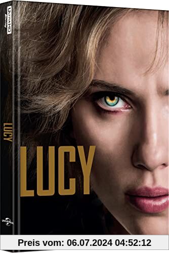 Lucy (4K Ultra-HD) (+ Blu-ray 2D) Mediabook mit Prägedruck und 24 seitiges Booklet - Cover A - Limited Edition auf 500 Stück von Luc Besson