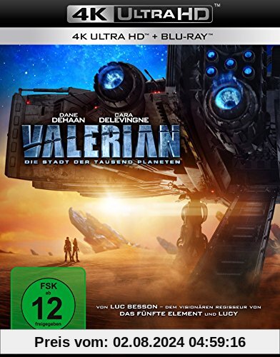 Valerian - Die Stadt der tausend Planeten [4K Ultra HD] [Blu-ray] von Luc Besson