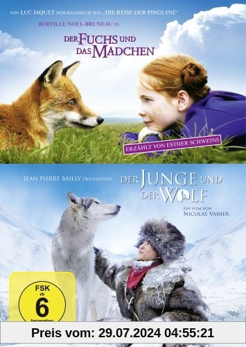 Der Fuchs und das Mädchen & Der Junge und der Wolf / Doppel-DVD von Luc Jacquet