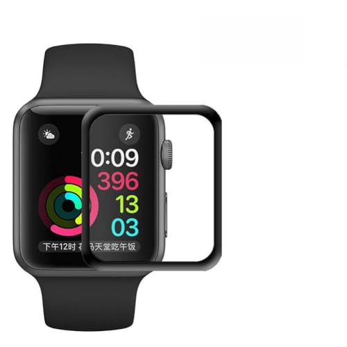 LucBuy Displayschutz kompatibel für Apple Watch Series 1/2/3 42MM, 2 Stück HD TPU Folie Soft Protection Vollständige Abdeckung mit Curved Edge 3D Kratzfeste Version für iWatch (Series 1/2/3, 42MM) LucBuy Displayschutz kompatibel für Apple Watch Series 1/2/3 42MM, 2 Stück HD TPU Folie Soft Protection Vollständige Abdeckung mit Curved Edge 3D Kratzfeste Version für iWatch (Series 1/2/3, 42MM) von LucBuy