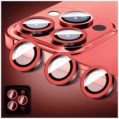 LucBuy Kamera Schutz für iPhone 11 Pro/iPhone 11 Pro Max, Bling Leuchtender Kameraschutzfolie aus gehärtetem Glas, Verbesserte, automatisch ausrichtende, Nachtleuchtende kratzfeste Legierungsringe von LucBuy