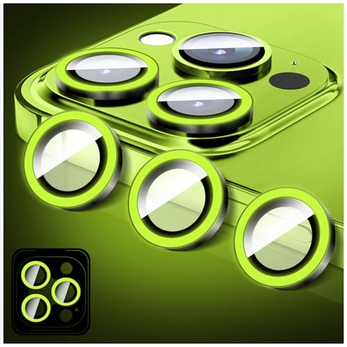 LucBuy Kamera Schutz für iPhone 12 Pro, Bling Leuchtender Kameraschutzfolie aus gehärtetem Glas, Verbesserte, automatisch ausrichtende, Nachtleuchtende kratzfeste Legierungsringe LucBuy Kamera Schutz für iPhone 12 Pro, Bling Leuchtender Kameraschutzfolie aus gehärtetem Glas, Verbesserte, automatisch ausrichtende, Nachtleuchtende kratzfeste Legierungsringe von LucBuy