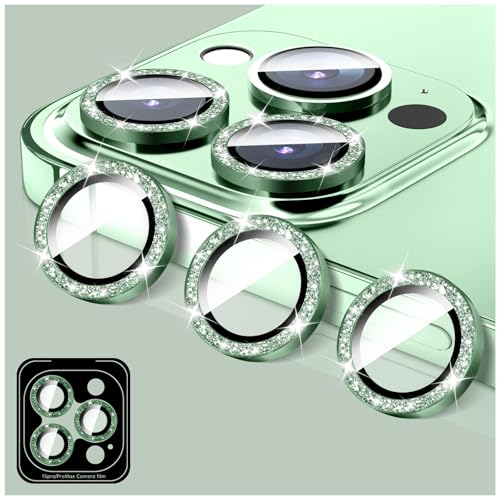 LucBuy Kamera Schutz für iPhone 12 Pro Max, Glitzer 9H Hartglas Kamera-Abdeckung Filmaufkleber, Automatisch Ausrichtende Einzelne Metallringe, Glänzendes Handyzubehör LucBuy Kamera Schutz für iPhone 12 Pro Max, Glitzer 9H Hartglas Kamera-Abdeckung Filmaufkleber, Automatisch Ausrichtende Einzelne Metallringe, Glänzendes Handyzubehör von LucBuy