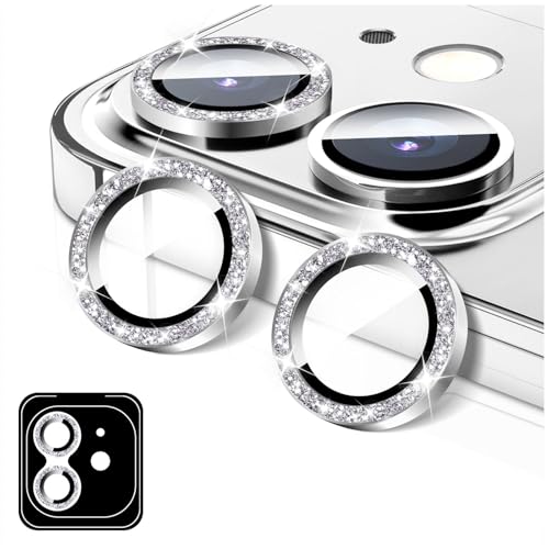 LucBuy Kamera Schutz für iPhone 13/iPhone 13 Mini, Glitzer 9H Hartglas Kamera-Abdeckung Filmaufkleber, Automatisch Ausrichtende Einzelne Metallringe, Glänzendes Handyzubehör LucBuy Kamera Schutz für iPhone 13/iPhone 13 Mini, Glitzer 9H Hartglas Kamera-Abdeckung Filmaufkleber, Automatisch Ausrichtende Einzelne Metallringe, Glänzendes Handyzubehör von LucBuy