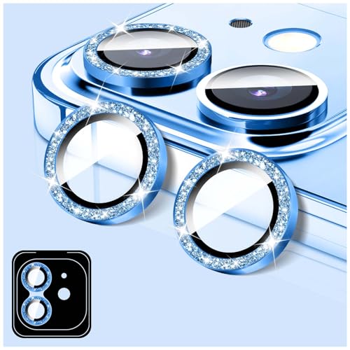 LucBuy Kamera Schutz für iPhone 14/iPhone 14 Plus, Glitzer 9H Hartglas Kamera-Abdeckung Filmaufkleber, Automatisch Ausrichtende Einzelne Metallringe, Glänzendes Handyzubehör LucBuy Kamera Schutz für iPhone 14/iPhone 14 Plus, Glitzer 9H Hartglas Kamera-Abdeckung Filmaufkleber, Automatisch Ausrichtende Einzelne Metallringe, Glänzendes Handyzubehör von LucBuy