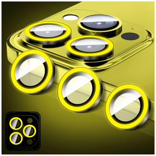 LucBuy Kamera Schutz für iPhone 16 Pro/iPhone 16 Pro Max, Bling Leuchtender Kameraschutzfolie aus gehärtetem Glas, Verbesserte, automatisch ausrichtende, Nachtleuchtende kratzfeste Legierungsringe LucBuy Kamera Schutz für iPhone 16 Pro/iPhone 16 Pro Max, Bling Leuchtender Kameraschutzfolie aus gehärtetem Glas, Verbesserte, automatisch ausrichtende, Nachtleuchtende kratzfeste Legierungsringe von LucBuy