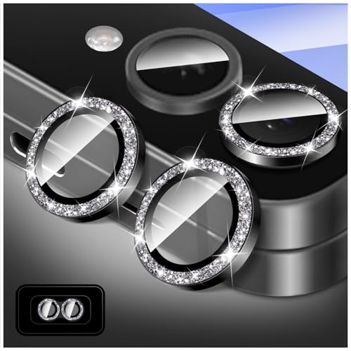LucBuy Kameraschutz für Samsung Galaxy Z Flip 6, Glitzernder Displayschutz aus Gehärtetem Glas für Die Kameraabdeckung, Automatisch Ausrichtender Displayschutz mit Individuellem Metallring LucBuy Kameraschutz für Samsung Galaxy Z Flip 6, Glitzernder Displayschutz aus Gehärtetem Glas für Die Kameraabdeckung, Automatisch Ausrichtender Displayschutz mit Individuellem Metallring von LucBuy