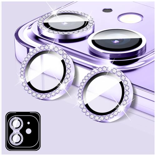 LucBuy Kameraschutz für iPhone 12/iPhone 12 Mini, Diamant Aufkleber für Kameraobjektiv Abdeckung, Displayschutzfolie aus Gehärtetem Glas, Individuelle Automatisch Ausrichtende Metallringe LucBuy Kameraschutz für iPhone 12/iPhone 12 Mini, Diamant Aufkleber für Kameraobjektiv Abdeckung, Displayschutzfolie aus Gehärtetem Glas, Individuelle Automatisch Ausrichtende Metallringe von LucBuy