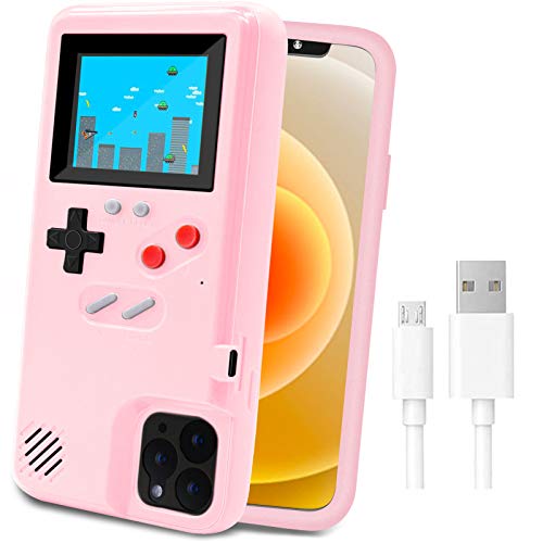 LucBuy Spielekonsolenhülle für iPhone, Schutzhülle mit Eigener Stromversorgung und 36 Spielen,Cooles Farbdisplay,Stoßfeste Videospiel-Handytasche iPhone 13 Pro Max - Rosa LucBuy Spielekonsolenhülle für iPhone, Schutzhülle mit Eigener Stromversorgung und 36 Spielen,Cooles Farbdisplay,Stoßfeste Videospiel-Handytasche iPhone 13 Pro Max - Rosa von LucBuy