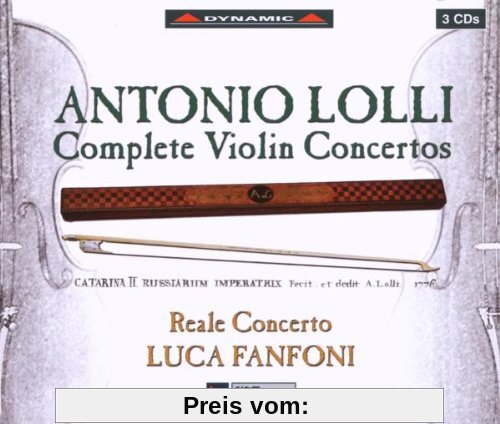 Sämtliche Violinkonzerte (Ga) von Luca Fanfoni