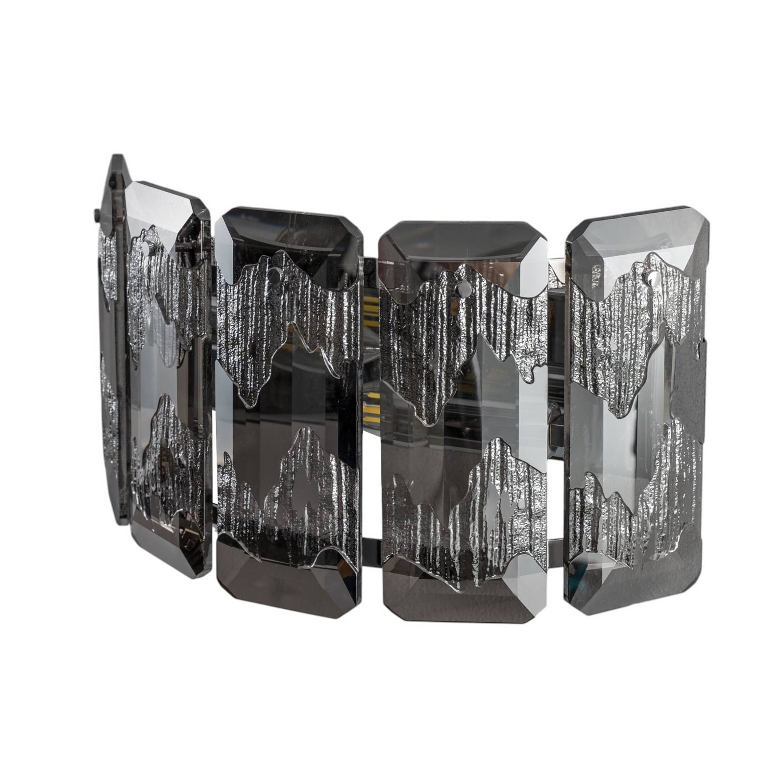 Wandleuchte Orvin, chrom, 2-flammig, Breite 33 cm, Glas Wandleuchte Orvin, chrom, 2-flammig, Breite 33 cm, Glas von Lucea