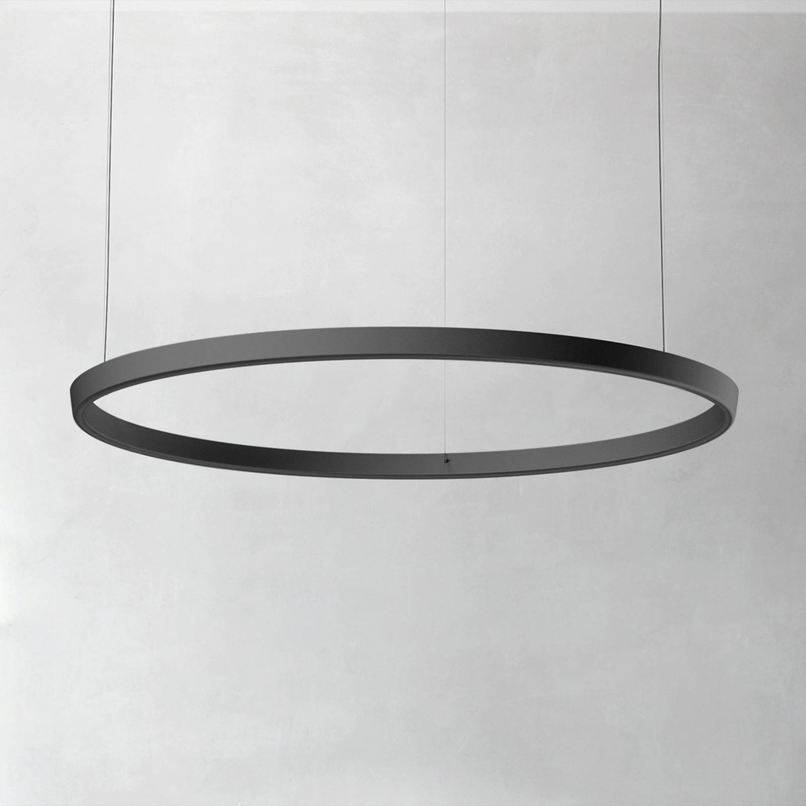 Luceplan Compendium Circle 110cm, schwarz von Luceplan