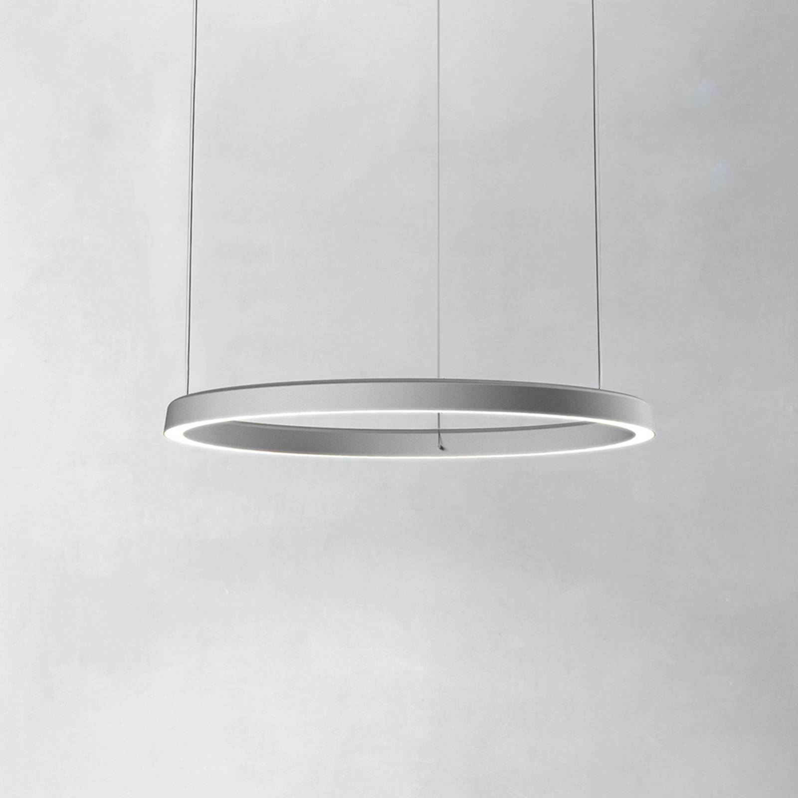 Luceplan Compendium Circle 72cm, aluminium Luceplan Compendium Circle 72cm, aluminium von Luceplan