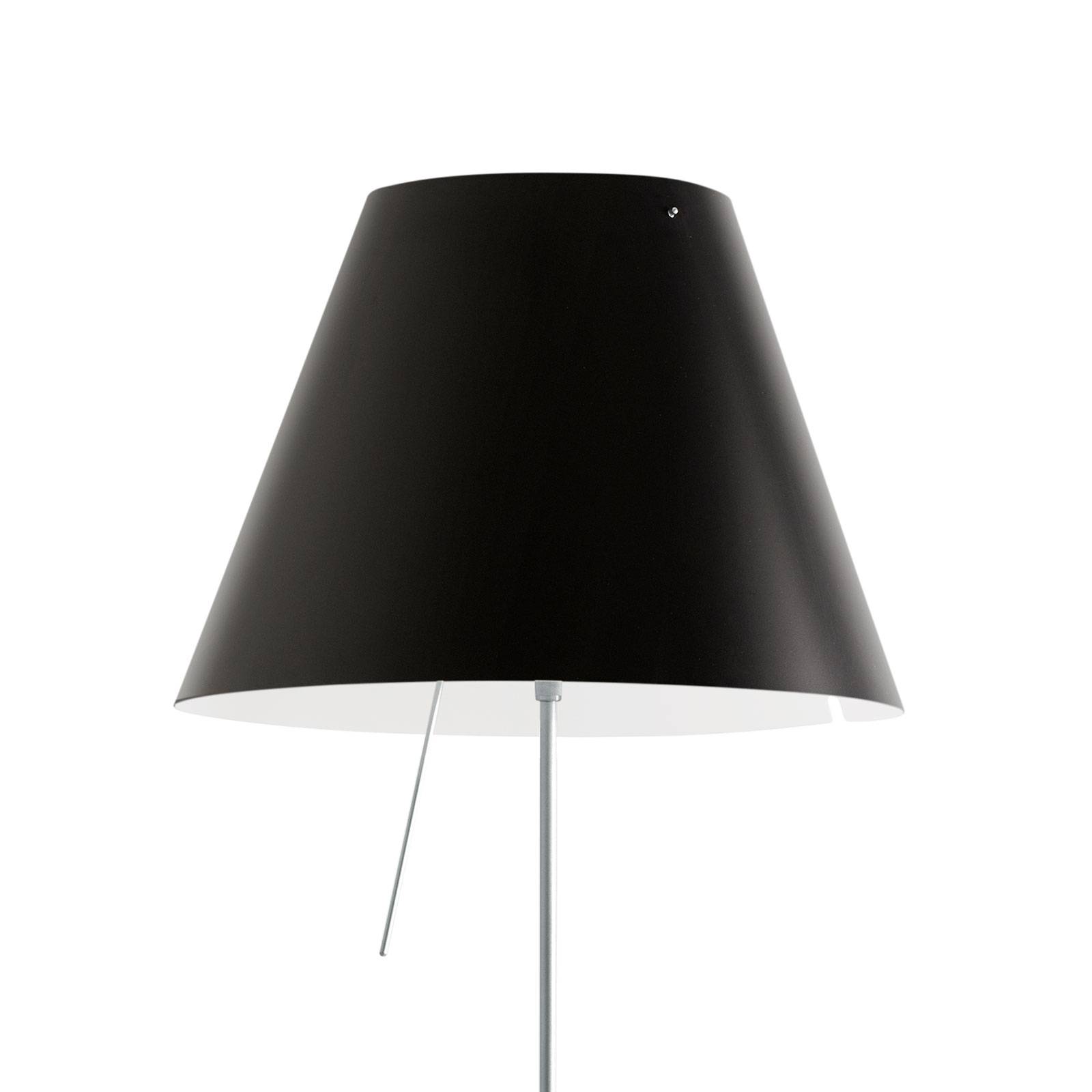 Luceplan Costanza Stehleuchte D13ti, alu/schwarz Luceplan Costanza Stehleuchte D13ti, alu/schwarz von Luceplan