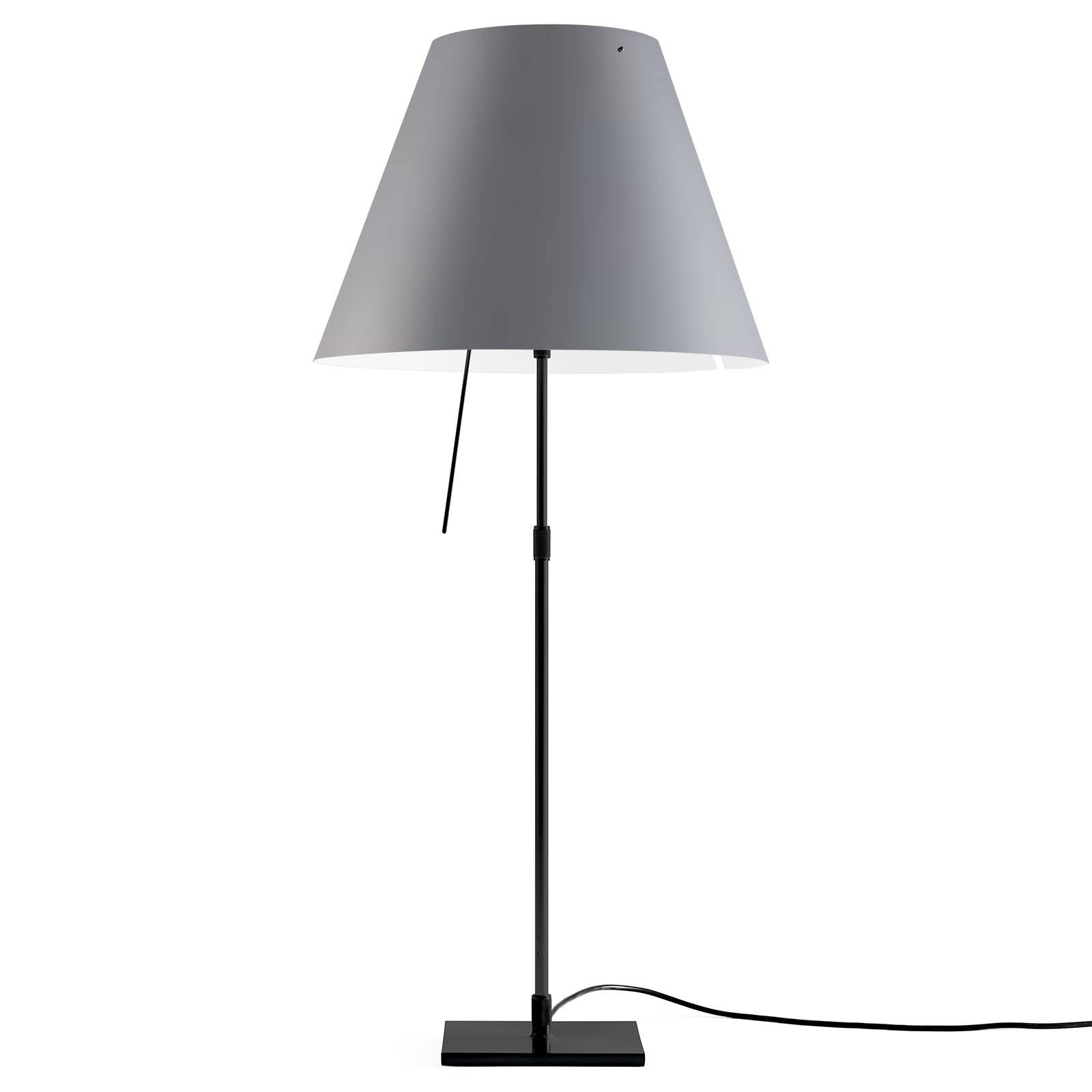 Luceplan Costanza Tischlampe D13 schwarz/betongrau von Luceplan