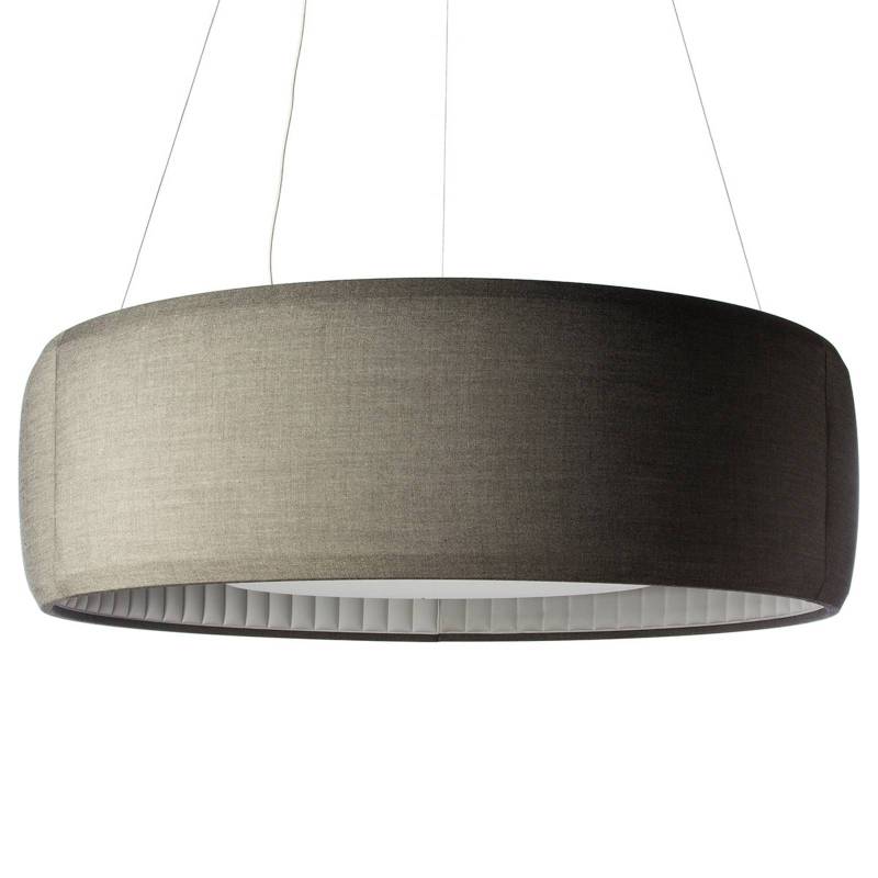 Luceplan Silenzio LED-Pendelleuchte grau Ø 150cm von Luceplan