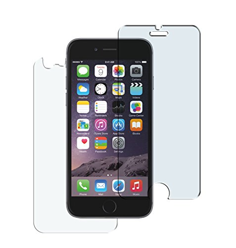 Luch [2 Stück iPhone 6 / iPhone 6S Panzerglasfolie (Hinten und Vorne) Schutzfolie, Handy Glasfolie Hartglas, Screen Protector Glass 9H Härtegrad, Anti-Kratzer, Anti-Öl, Anti-Bläschen von Luch