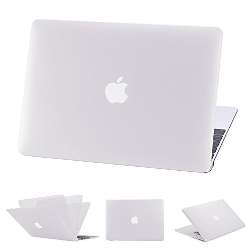 Luch MacBook Pro 15 (A1286) Hülle - Ultradünne Hochwertige Matt Gummierte Plastik Hartschale Tasche Schutzhülle Snap Case Cover für MacBook Pro 15.4 Zoll (A1286) mit CD-ROM Drive, Weiß von Luch
