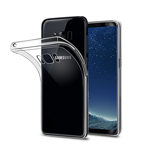 Luch Samsung Galaxy S8 Silikon Hülle Transparent, Dünne TPU Handyhülle Schutzhülle Crystal Clear Durchsichtig TPU Bumper Case mit 0.6mm Dicke für Samsung Galaxy S8 von Luch