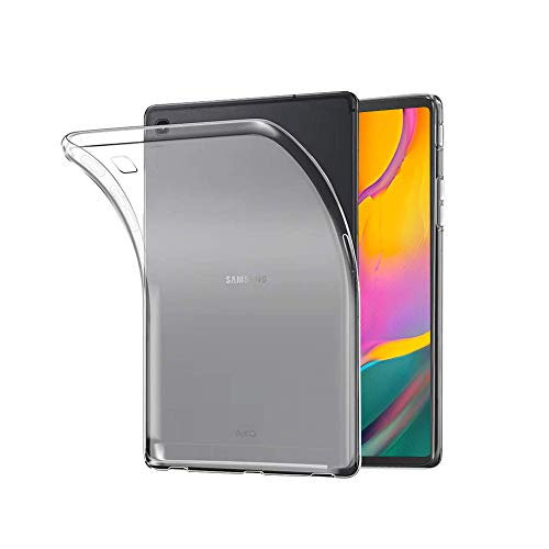 Luch Samsung Galaxy Tab A 10.1 2019 Hülle, Durchsichtige Klar TPU Schutzhülle Backcase Cover Tasche, Soft Silikon, matt Transparent für Tab A 10.1 Zoll 2019 T510/ T515 von Luch