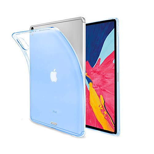 Luch iPad Pro 11 Zoll 2018 TPU Schutzhülle - Case Transparent Tablet Hülle Cover Durchsichtig Soft Silikon Crystal Clear Backcover Bumper Slimcase für Apple iPad Pro 11, Hellblau von Luch