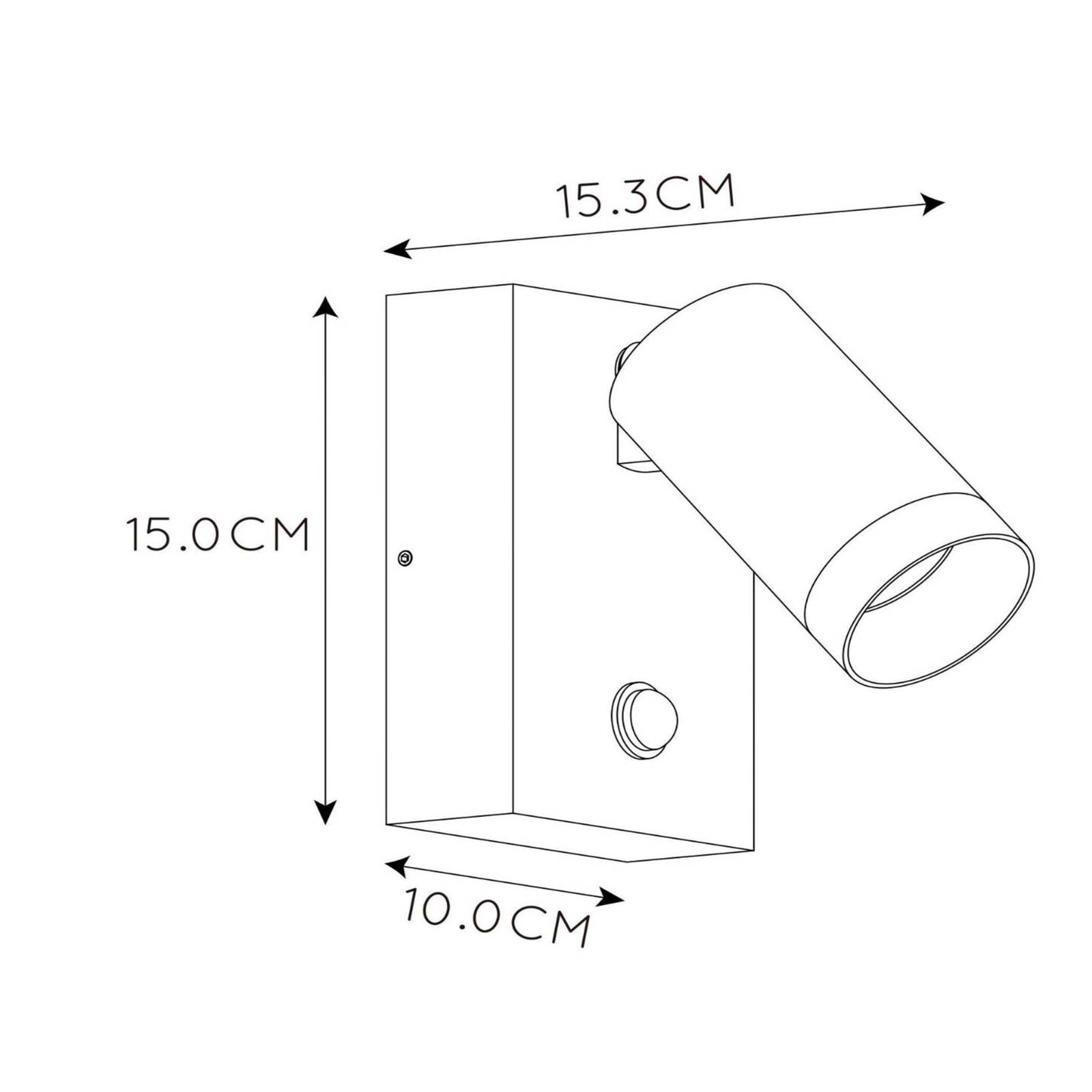 Außenwandstrahler Taylor Sensor, 1-flammig schwarz Außenwandstrahler Taylor Sensor, 1-flammig schwarz von Lucide