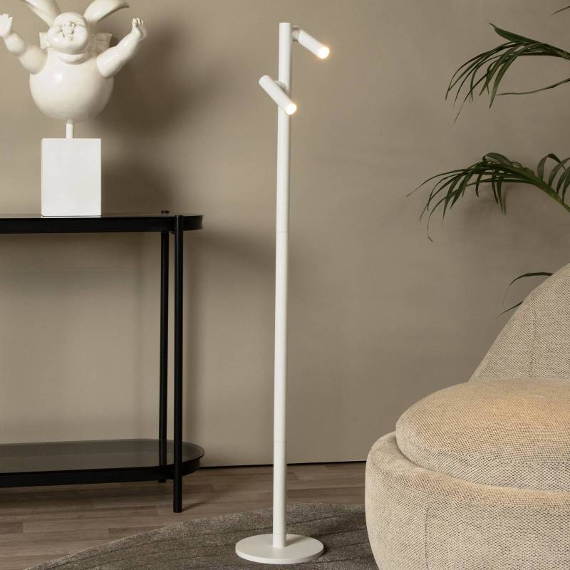 LED-Akku-Stehlampe Antrim, weiß, 2-flammig, IP54, dimmbar von Lucide