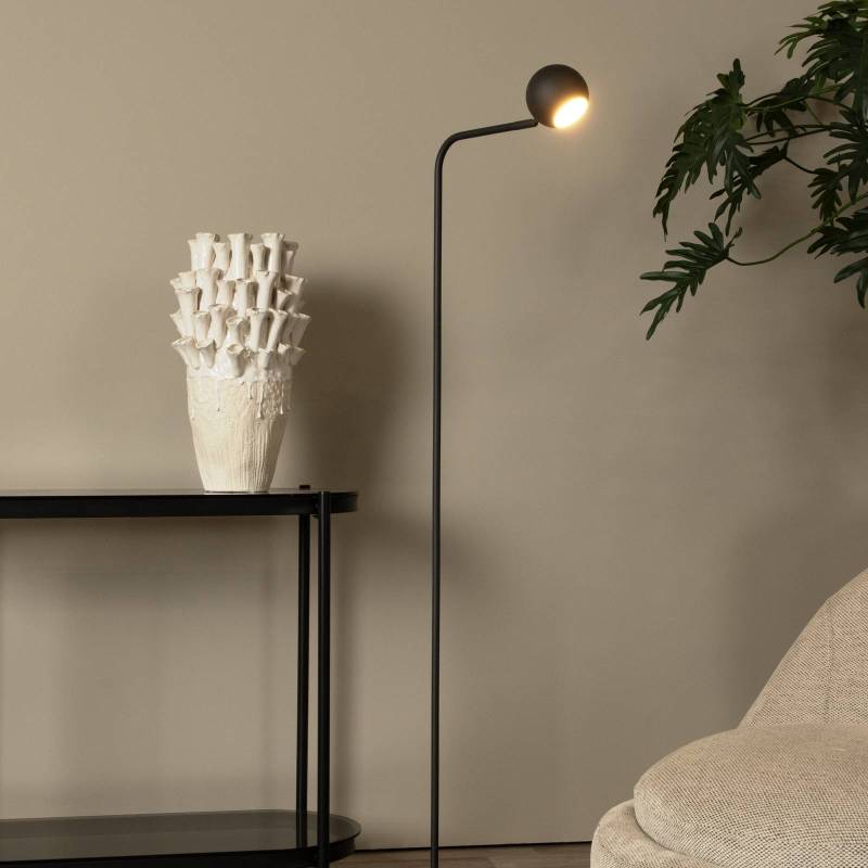 LED-Akku-Stehleuchte Comet, schwarz, 3-stepDim, Höhe 138 cm von Lucide