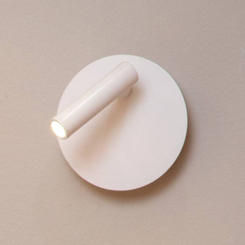 LED-Akkuwandspot Jolijn, weiß, Ø 10,2 cm, Magnet von Lucide