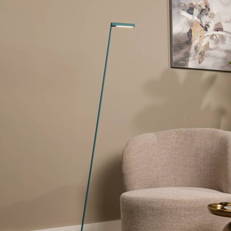 LED-Stehleuchte Lavale, türkis, dimmbar, Höhe 138 cm von Lucide