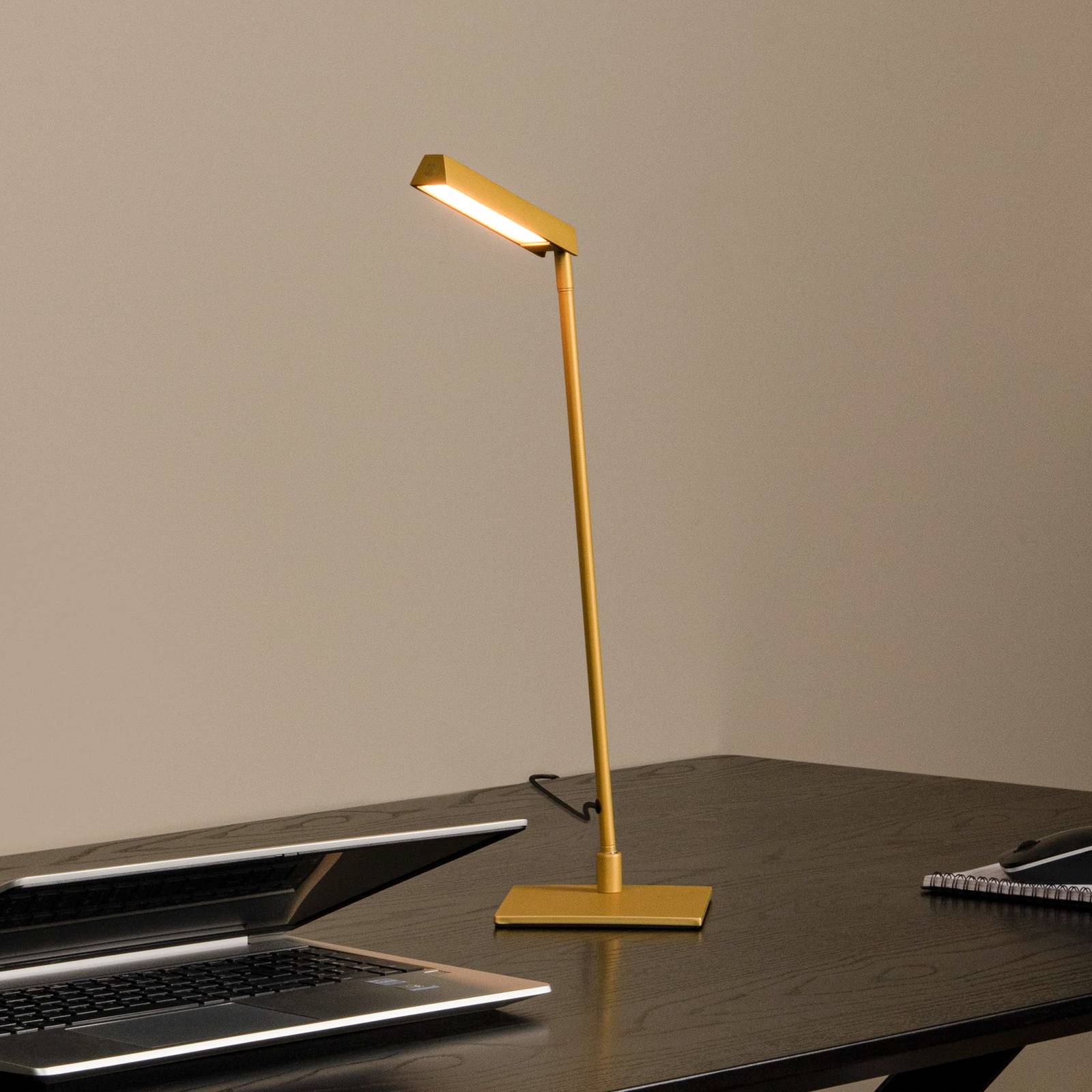 LED-Tischleuchte Lavale, ockergelb, dimmbar, Höhe 42 cm LED-Tischleuchte Lavale, ockergelb, dimmbar, Höhe 42 cm von Lucide
