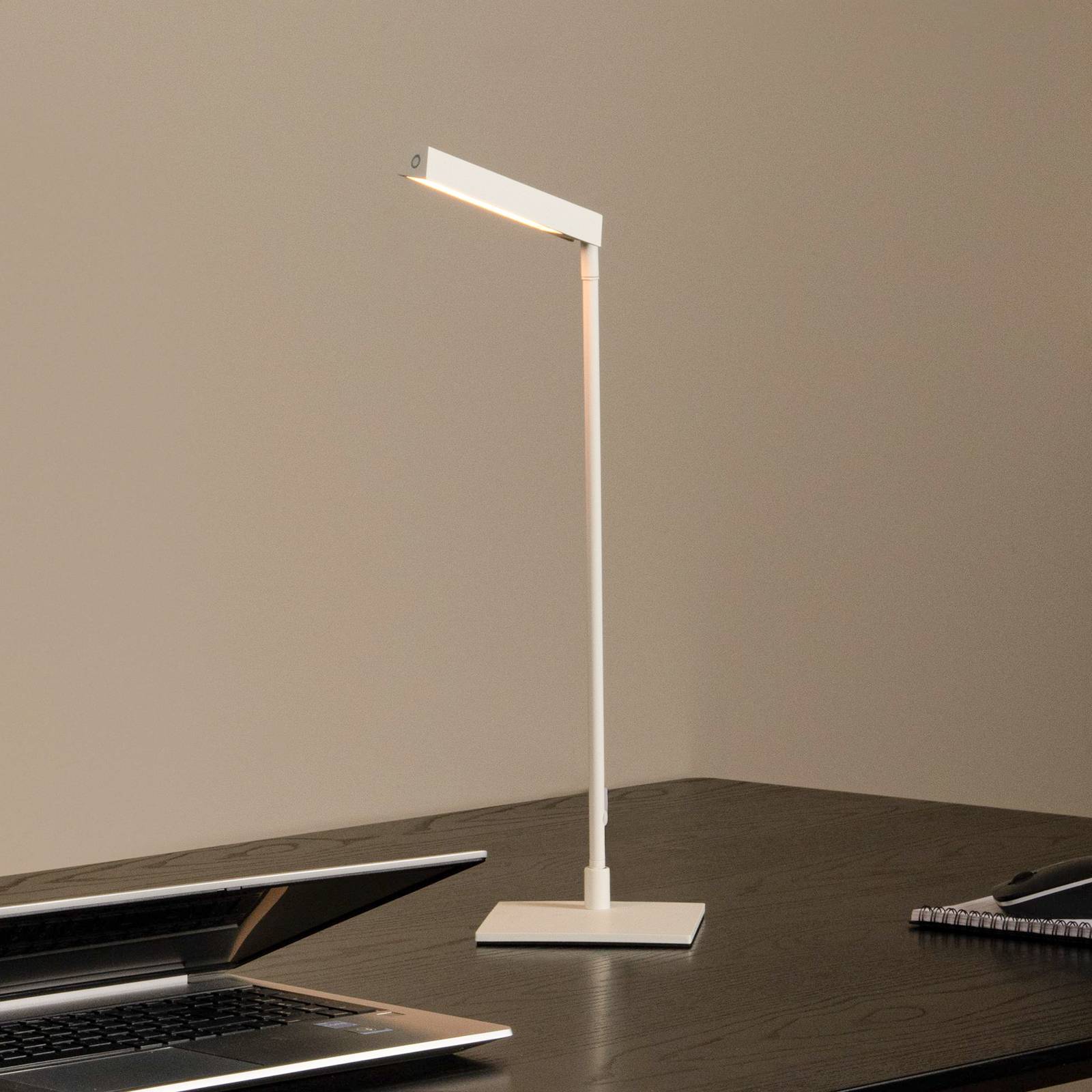 LED-Tischleuchte Lavale, weiß, dimmbar, Höhe 42 cm LED-Tischleuchte Lavale, weiß, dimmbar, Höhe 42 cm von Lucide