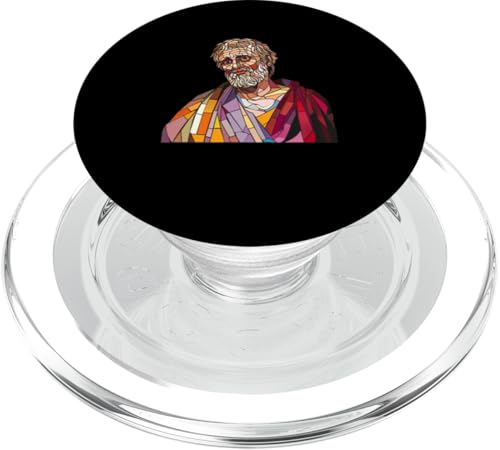 Seneca The Younger Buntglas PopSockets PopGrip für MagSafe Seneca The Younger Buntglas PopSockets PopGrip für MagSafe von Lucius Annaeus Seneca the Younger Roman Designs
