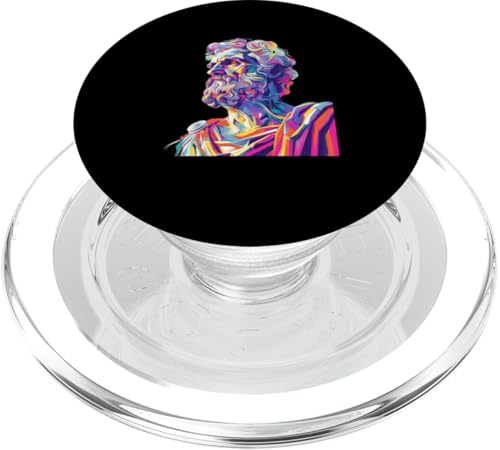 Seneca The Younger Psychedelic PopSockets PopGrip für MagSafe von Lucius Annaeus Seneca the Younger Roman Designs