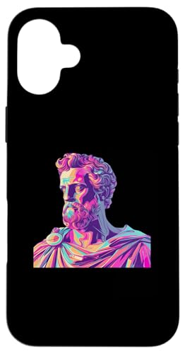 Seneca The Younger Synthwave Hülle für iPhone 16 Plus Seneca The Younger Synthwave Hülle für iPhone 16 Plus von Lucius Annaeus Seneca the Younger Roman Designs