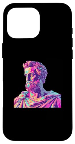 Seneca The Younger Synthwave Hülle für iPhone 16 Pro Max Seneca The Younger Synthwave Hülle für iPhone 16 Pro Max von Lucius Annaeus Seneca the Younger Roman Designs