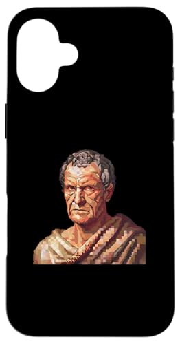 Seneca der Jüngere 8 Bit Hülle für iPhone 16 Plus von Lucius Annaeus Seneca the Younger Roman Designs