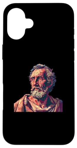 Seneca der Jüngere 8 Bit Hülle für iPhone 16 Plus von Lucius Annaeus Seneca the Younger Roman Designs