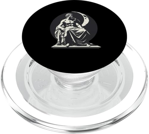 Seneca der Jüngere auf dem Mond PopSockets PopGrip für MagSafe Seneca der Jüngere auf dem Mond PopSockets PopGrip für MagSafe von Lucius Annaeus Seneca the Younger Roman Designs